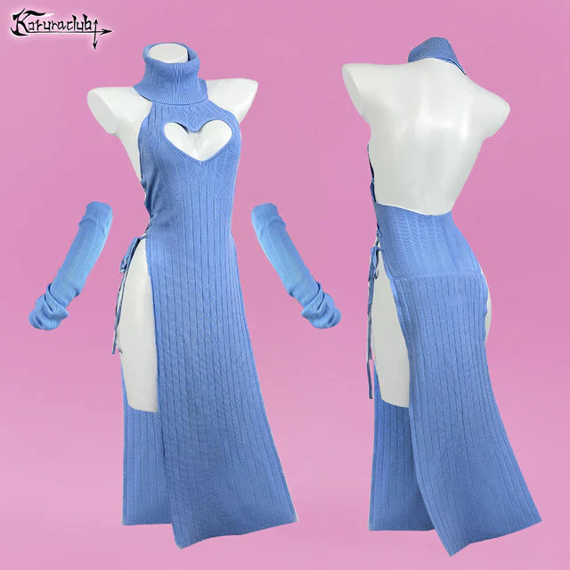 Plus Size Heart - Shaped Cheongsam KO59