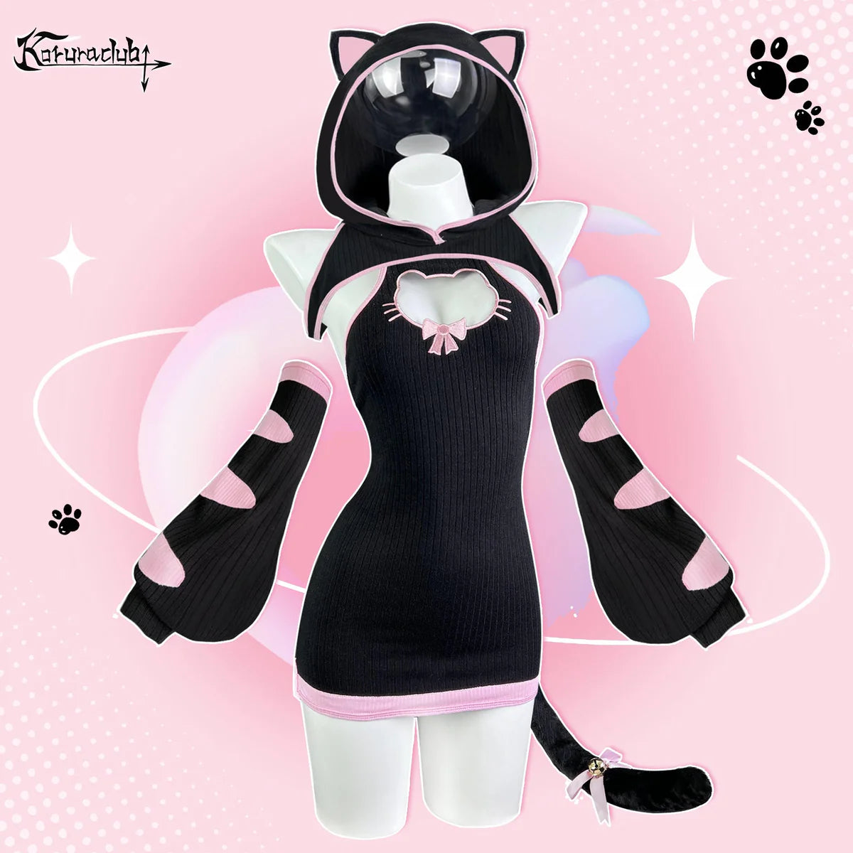 KORURACLUB Cosplay Cute Tabby Cat Costume HA2950