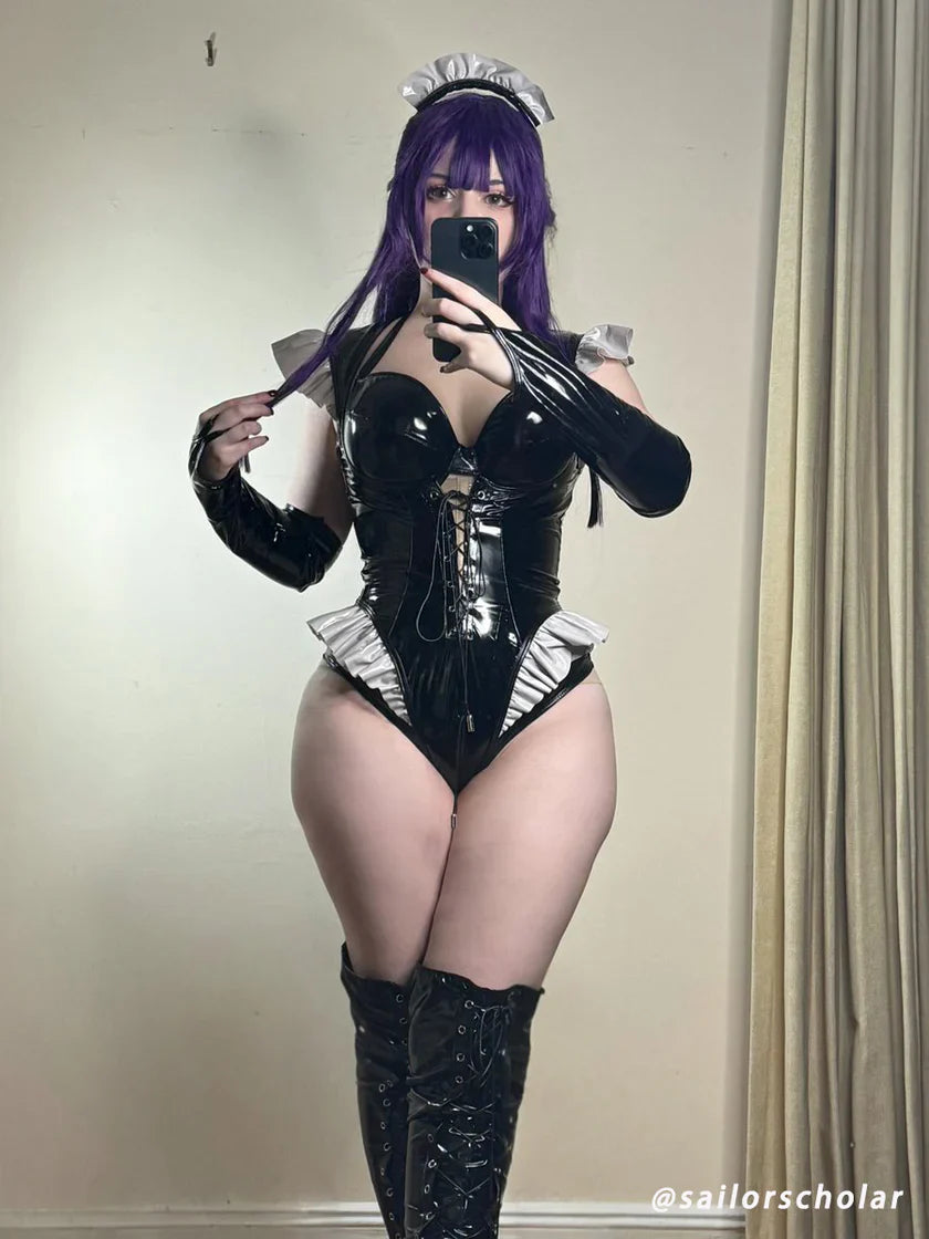 Cosplay Bar Maiden Maid Lingerie（5-Piece Set）HA2896
