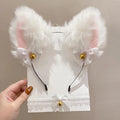 Plush cat ears headband HA0358