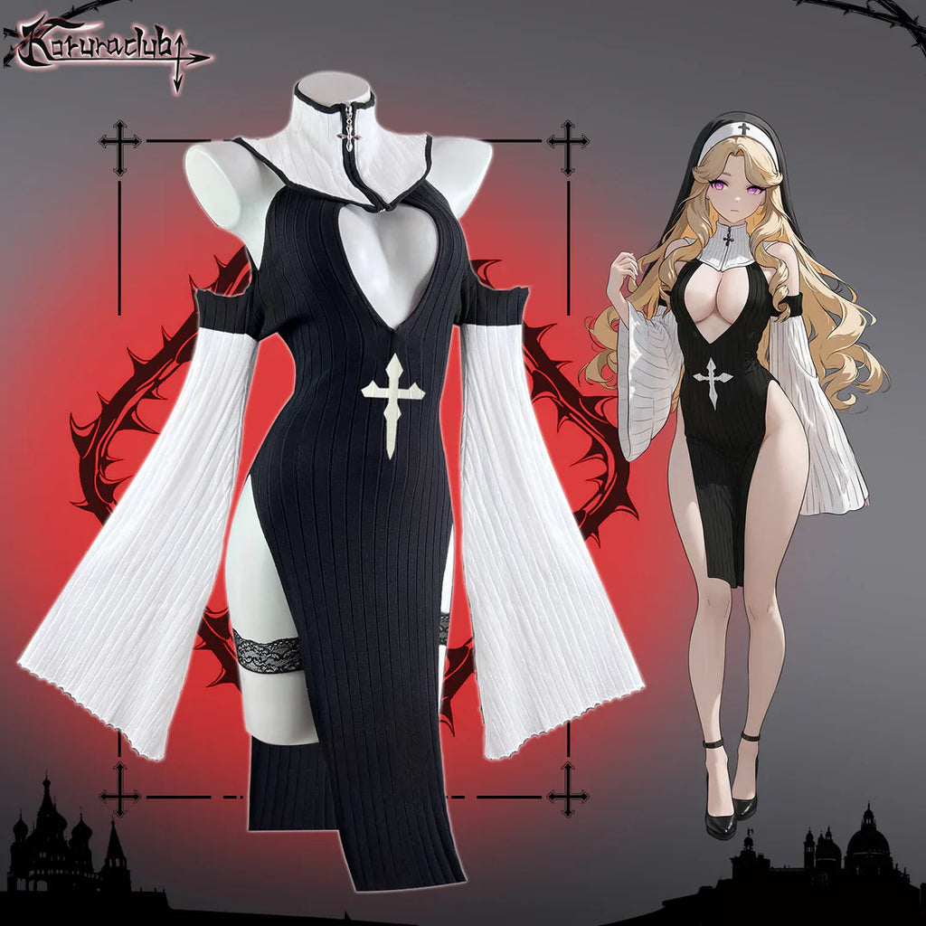 Thorn  Nun Cosplay Lingerie KO94