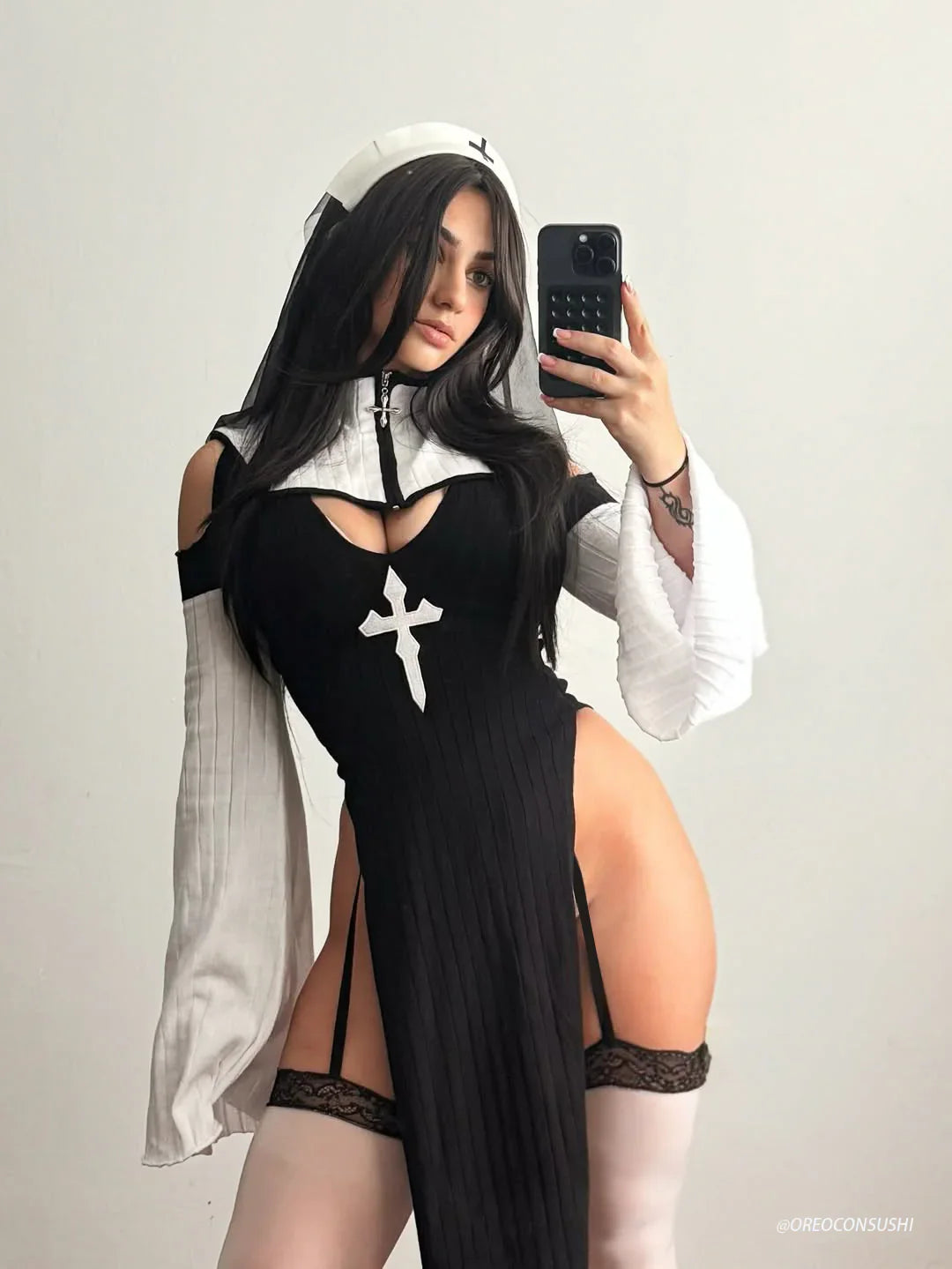 Thorn  Nun Cosplay Lingerie KO94
