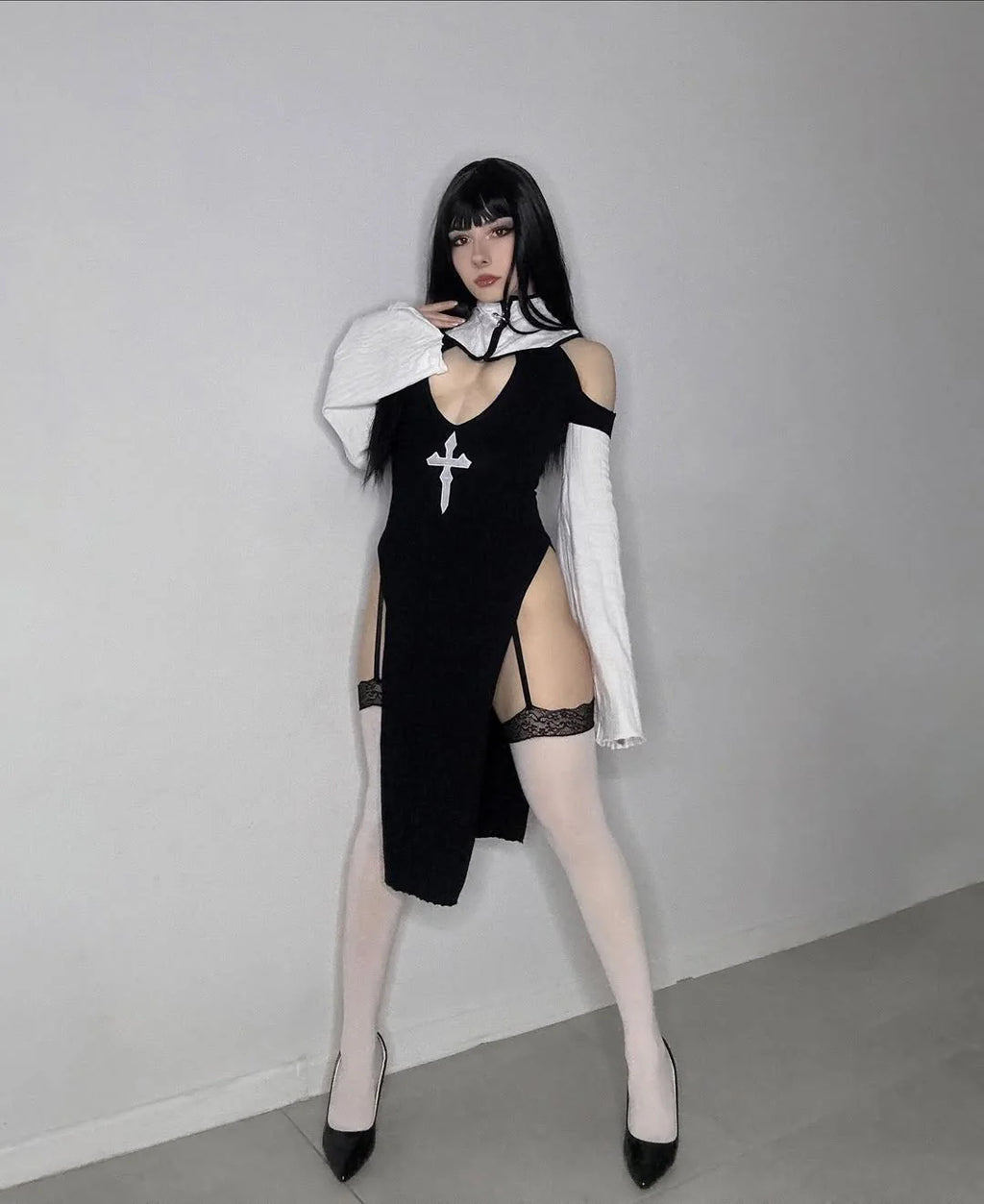 Thorn  Nun Cosplay Lingerie KO94