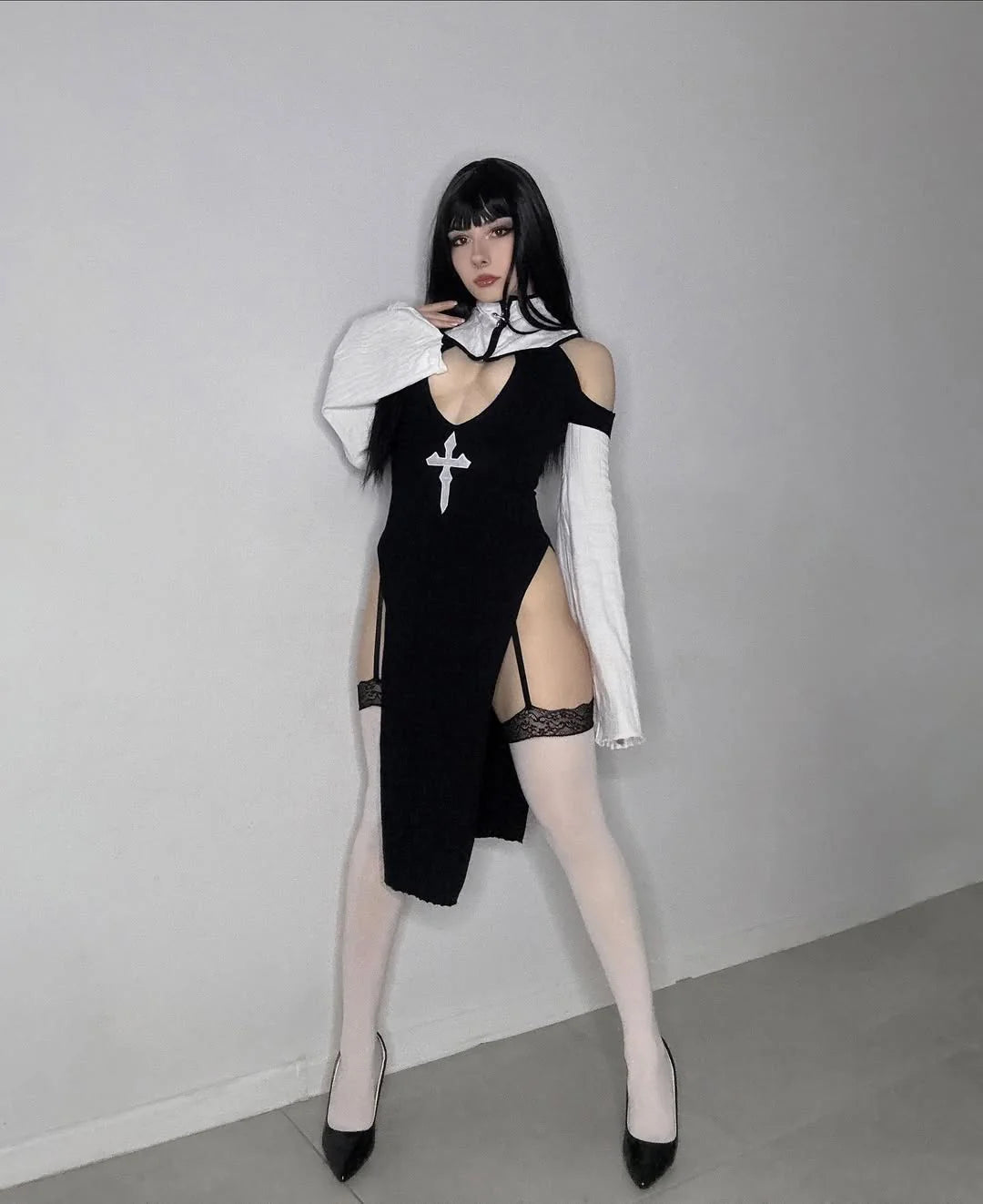 Thorn  Nun Cosplay Lingerie KO94