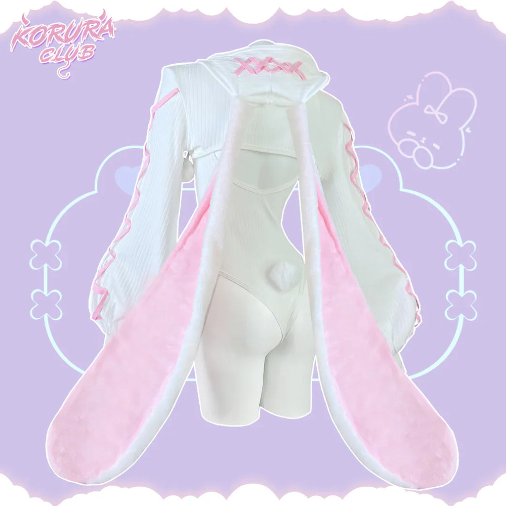 Cosplay Heart -Lock Floppy Bunny  Jumpsuit KO103