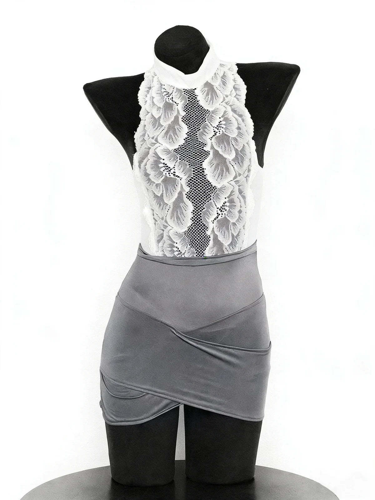 Lace uniform suit HA3006