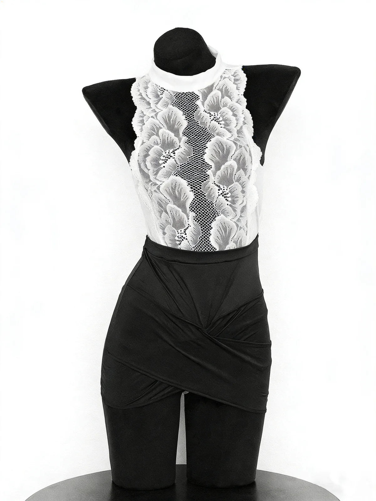 Lace uniform suit HA3006