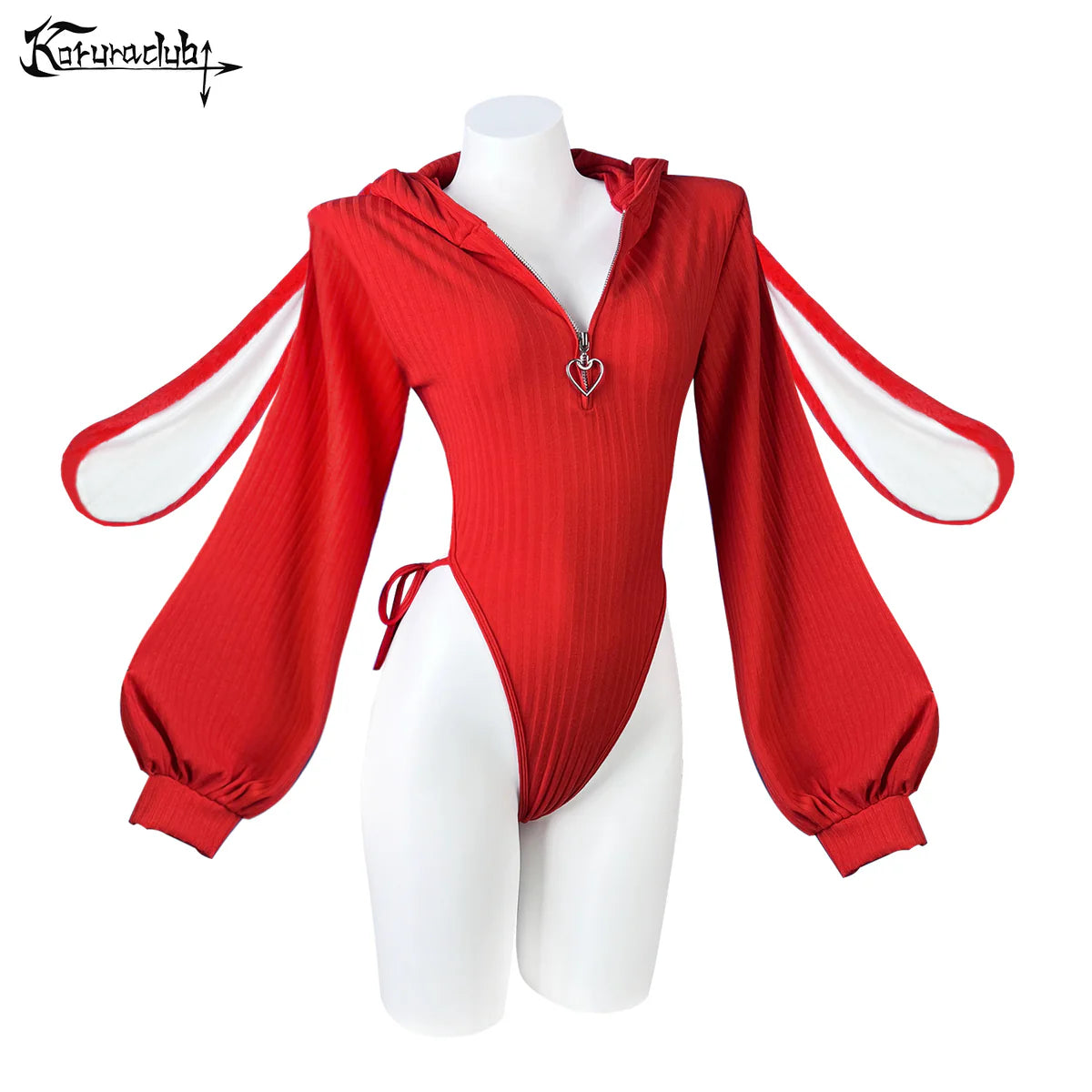 Christmas Red bunny ear Bodysuit SD83