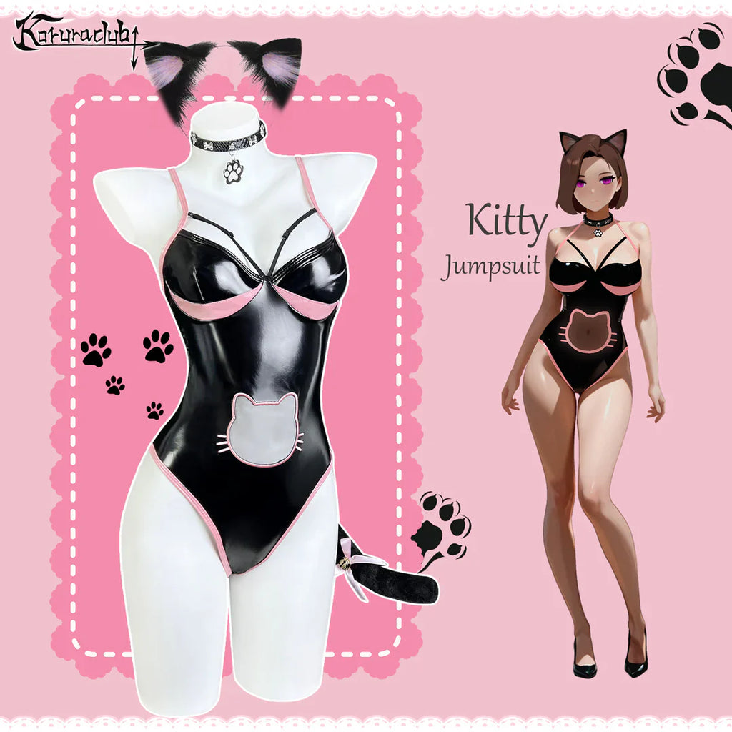 Cute Cat Bodysuit Lingerie HA2913
