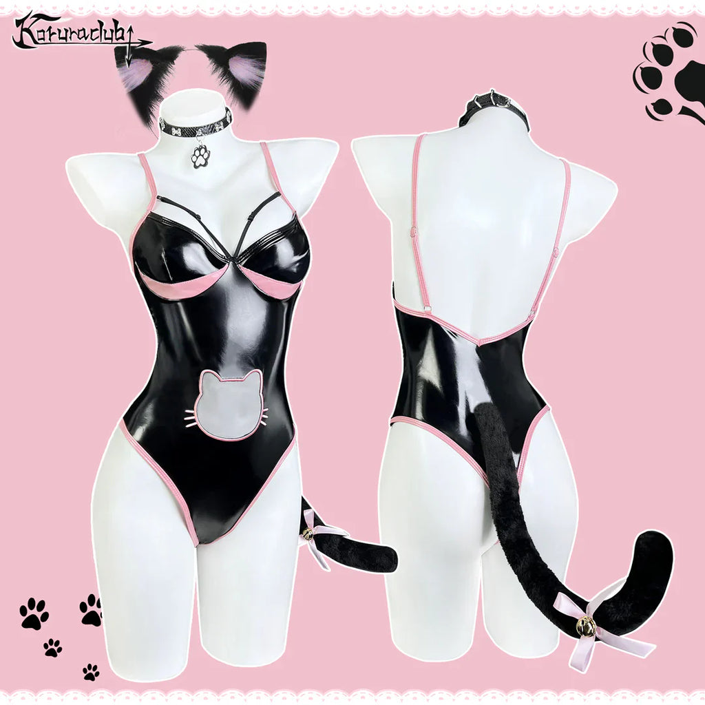 Cute Cat Bodysuit Lingerie HA2913