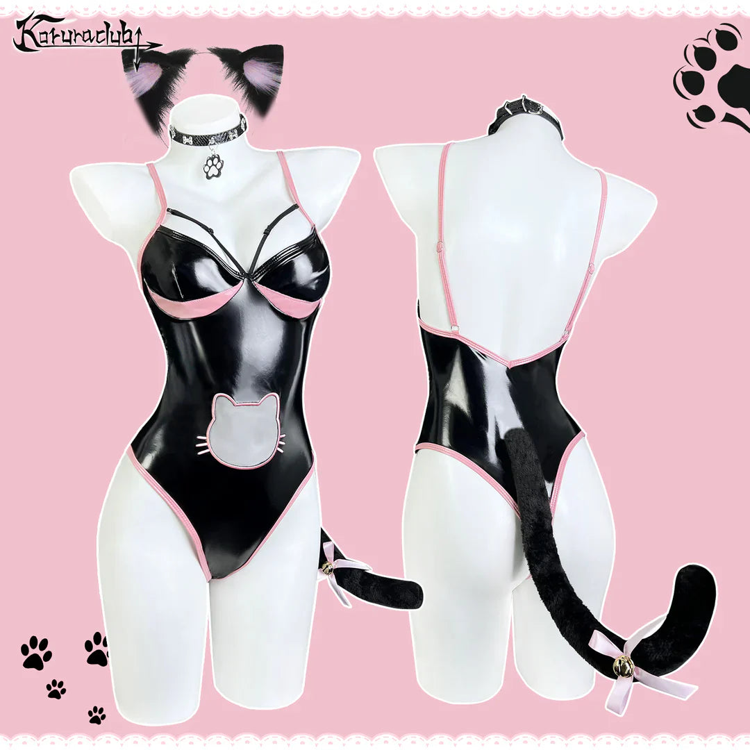 Cute Cat Bodysuit Lingerie HA2913